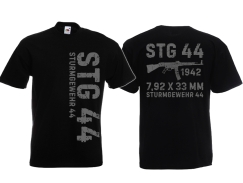 Frauen T-Shirt - Sturmgewehr - STG 44 - schwarz/grau Frauen T-Shirt - Sturmgewehr - STG 44 - schwarz/grau
