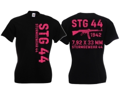Frauen T-Shirt - Sturmgewehr - STG 44 - schwarz/pink Frauen T-Shirt - Sturmgewehr - STG 44 - schwarz/pink