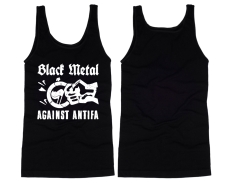 Muskelshirt/Tank Top - Black Metal - Against Antifa - Motiv 1