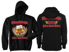Frauen - Kapuzenpullover - Bieraktivist - heben statt kleben - Motiv 1 - schwarz Frauen - Kapuzenpullover - Bieraktivist - heben statt kleben - Motiv 1 - schwarz