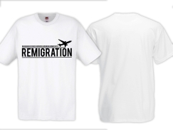 T-Hemd - Remigration - Die Heimat ruft! - weiß T-Hemd - Remigration - Die Heimat ruft! - weiß