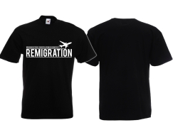 T-Hemd - Remigration - Die Heimat ruft! - schwarz T-Hemd - Remigration - Die Heimat ruft! - schwarz