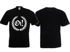 T-Hemd - Lorbeerkranz - Oi - schwarz T-Hemd - Lorbeerkranz - Oi - schwarz