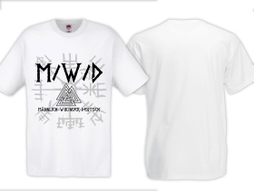 T-Hemd - M/W/D - Männlich / Wikinger/ Deutsch - weiß T-Hemd - M/W/D - Männlich / Wikinger/ Deutsch - weiß