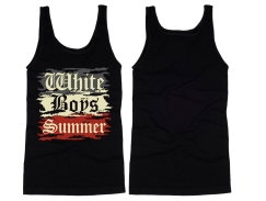 Muskelshirt/Tank Top - White Boy Summer - vintage - schwarz Muskelshirt/Tank Top - White Boy Summer - vintage - schwarz