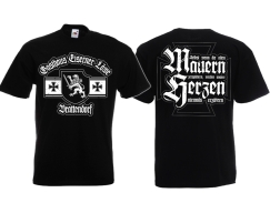 Frauen T-Shirt - Eiserner Löwe - Selbst wenn die alten Mauern zersplittern - schwarz Frauen T-Shirt - Eiserner Löwe - Selbst wenn die alten Mauern zersplittern - schwarz