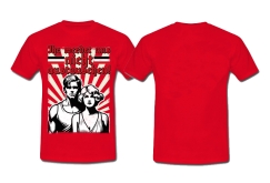 Frauen T-Shirt - Ihr werdet uns nicht austauschen! - rot Frauen T-Shirt - Ihr werdet uns nicht austauschen! - rot