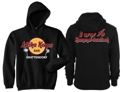 Kapuzenpullover - Afrikakorps Bar Brattendorf - 100% Rommel-tastisch - schwarz Kapuzenpullover - Afrikakorps Bar Brattendorf - 100% Rommel-tastisch - schwarz