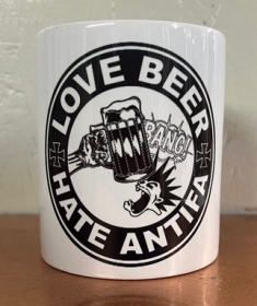 Tasse - Love Beer Hate Antifa Tasse - Love Beer Hate Antifa