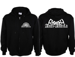 Kapuzenjacke - Anti Antifa - Sonne - schwarz Kapuzenjacke - Anti Antifa - Sonne - schwarz