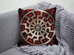 Kuschelkissen - Schwarze Sonne - Neue Generation - vintage Kuschelkissen - Schwarze Sonne - Neue Generation - vintage