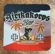 Getränkeuntersetzer - Afrikakorps Bar Brattendorf Getränkeuntersetzer - Afrikakorps Bar Brattendorf