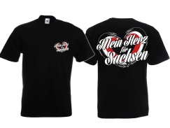 Frauen T-Shirt - Ein Herz für Sachsen Frauen T-Shirt - Ein Herz für Sachsen