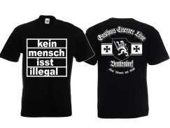 Frauen T-Shirt - Kein Mensch isst Illegal - Eiserner Löwe Frauen T-Shirt - Kein Mensch isst Illegal - Eiserner Löwe