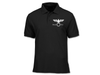 Polo-Shirt - Wunschtext - Druck vorne + Hinten + 2 Ärmel Polo-Shirt - Wunschtext - Druck vorne + Hinten + 2 Ärmel