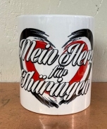 Tasse - Mein Herz für ... EUER WUNSCHDRUCK Tasse - Mein Herz für ... EUER WUNSCHDRUCK