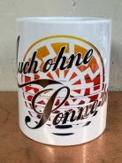Tasse - Auch ohne Sonne braun - Retro Tasse - Auch ohne Sonne braun - Retro