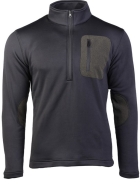 ZIP-PULLOVER - THERMO-FLEECE - schwarz ZIP-PULLOVER - THERMO-FLEECE - schwarz