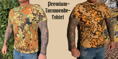 Premium-Tarnwende-T-Hemd: Herbsttarn und Frühlingstarn - Elite