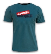 Erik & Sons - T-Shirt - MJ GESICHERT UNBEQUEM - mallardblau