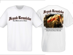 T-Hemd - Frank Rennicke - Das Mädel mit der Fahne - weiß