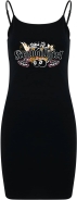 Kleid - Stretch Jersey Slim Dress - Krawallgirl - Motiv 2 - schwarz Kleid - Stretch Jersey Slim Dress - Krawallgirl - Motiv 2 - schwarz