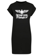 Kleid - Turtle Extended Shoulder Dress - Klagt nicht, kämpft - Motiv 5 - schwarz Kleid - Turtle Extended Shoulder Dress - Klagt nicht, kämpft - Motiv 5 - schwarz