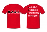 Frauen T-Shirt - N.A.Z.I. - Motiv 1 - rot Frauen T-Shirt - N.A.Z.I. - Motiv 1 - rot