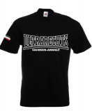 Frauen T-Shirt - Ultrarechts - Sachsen-Anhalt - schwarz Frauen T-Shirt - Ultrarechts - Sachsen-Anhalt - schwarz