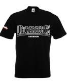 Frauen T-Shirt - Ultrarechts - Sachsen - schwarz Frauen T-Shirt - Ultrarechts - Sachsen - schwarz