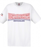 Frauen T-Shirt - Ultrarechts - Deutschland - weiß/blau/rot Frauen T-Shirt - Ultrarechts - Deutschland - weiß/blau/rot