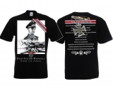 Frauen T-Shirt - Helden für Deutschland - Hans Joachim Marseille - schwarz Frauen T-Shirt - Helden für Deutschland - Hans Joachim Marseille - schwarz