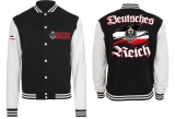 Frauen College Jacke - schwarz/weiß - Deutsches Reich Frauen College Jacke - schwarz/weiß - Deutsches Reich