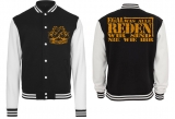 Frauen College Jacke - schwarz/weiß - Unbeliebte Jungs - Motiv 2 Frauen College Jacke - schwarz/weiß - Unbeliebte Jungs - Motiv 2