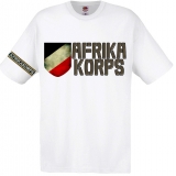 Frauen T-Shirt - Afrika Korps - weiß - Motiv 3 Frauen T-Shirt - Afrika Korps - weiß - Motiv 3