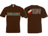 Frauen T-Shirt - Afrika Korps - braun - Motiv2 Frauen T-Shirt - Afrika Korps - braun - Motiv2