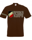 Frauen T-Shirt - Afrika Korps - braun - Motiv3 Frauen T-Shirt - Afrika Korps - braun - Motiv3