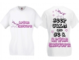 Frauen T-Shirt - Aryan Unicorn - Motiv1 - weiß Frauen T-Shirt - Aryan Unicorn - Motiv1 - weiß