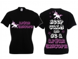 Frauen T-Shirt - Aryan Unicorn - Motiv1 - schwarz Frauen T-Shirt - Aryan Unicorn - Motiv1 - schwarz