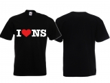 Frauen T-Shirt - I love NS - Motiv 2 Frauen T-Shirt - I love NS - Motiv 2