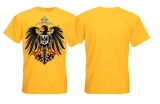 Frauen T-Shirt - alter Reichsadler - Motiv1 - gelb Frauen T-Shirt - alter Reichsadler - Motiv1 - gelb