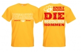 Frauen T-Shirt - Deutscher - Härter als der Rest - gelb Frauen T-Shirt - Deutscher - Härter als der Rest - gelb