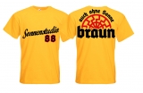 Frauen T-Shirt - Sonnenstudio 88 - gelb Frauen T-Shirt - Sonnenstudio 88 - gelb