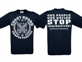 Frauen T-Shirt - Coastguard - navy/weiß - Motiv1 Frauen T-Shirt - Coastguard - navy/weiß - Motiv1