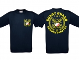 Frauen T-Shirt - Coastguard - s/w/r - navy/gelb - Motiv3 Frauen T-Shirt - Coastguard - s/w/r - navy/gelb - Motiv3