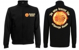 Stehkragen-Jacke - Sonnenbraun - schwarz Stehkragen-Jacke - Sonnenbraun - schwarz