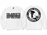 Pullover - Islamists not welcome - weiß Pullover - Islamists not welcome - weiß