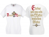 Frauen T-Shirt - Deutsche Mutter - weiß Frauen T-Shirt - Deutsche Mutter - weiß