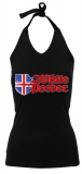 Frauen Neckholder Top - White Power - Island Frauen Neckholder Top - White Power - Island