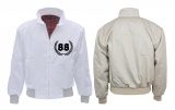 Harrington Jacke - bedruckt - weiß - 88 Harrington Jacke - bedruckt - weiß - 88
